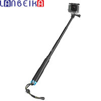 LANBEIKA 19-49ซม. แบบพกพา Selfie Stick ขยาย Monopod สำหรับ Gopro Hero 11 10 9 8 SJCAM SJ4000 SJ5000 DJI OSMO Action 2 3กล้อง