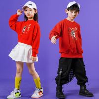 [COD] Hip-hop suit boys national tide childrens cheerleading New Years Day costumes girls dance performance