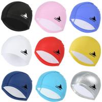 Swimming Cap New Adult Pu Swimming Cap Unique Long Life Pu Cap Professional Nylon Swimming Hat Eco-friendly Portable Flexible Swim Caps