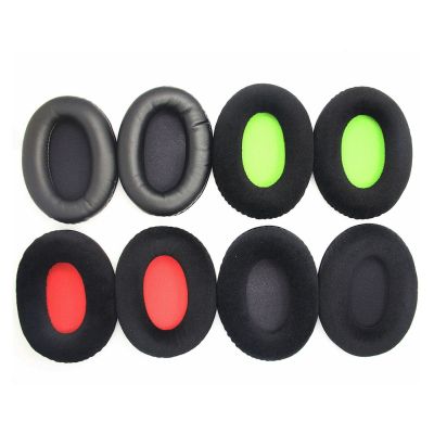 2pcs Replacement Earpads Headset Earmuffs Leather Flannel Earphone Cover for HyperX Cloud Flight/Flight S