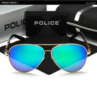 Luxury nd POLICE 1382 Outdoors Mens Sunglasses Polarized Pilot High Definition Driving Mirror Sunglasses Men