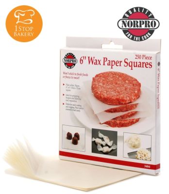 Norpro 3404 Wax Paper Square 6 inch. 250 pcs/กระดาษไขทรงเหลี่ยม 6 นิ้ว 250 ชิ้น