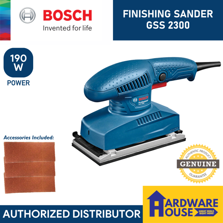 ORIGINAL BOSCH GSS 2300 Finishing Sander For Wood Heavy Duty Power Tool