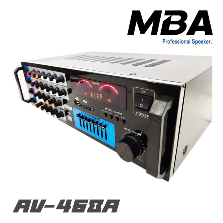 mba-av-468a-แอมป์ขยาย-กำลังขับ-150-x-2-วัตต์-rms-มีบลูทูธในตัว-เชื่อมโทรศัพท์ได้-มี-eq-ในตัว-4-ช่อง-ปรับเสียง-echo-สินค้าใหม่แกะกล่อง-รับประกัน-1