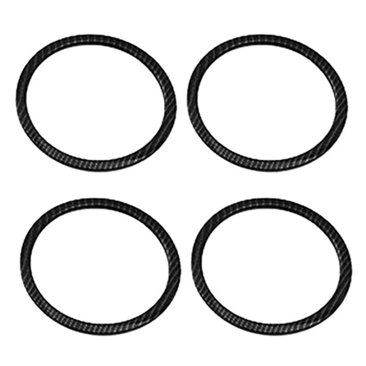 4pcs-for-nissan-x-trail-14-19-car-carbon-fiber-decorative-circle-ring-cover-trims-decoration-accessories