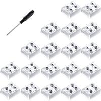 30PCS Led Strip Connectors Connectors 2 Pin 10mm Solderless LED Tape Light Connector LED Strip Connector Tape to Wire Terminal Block Connector