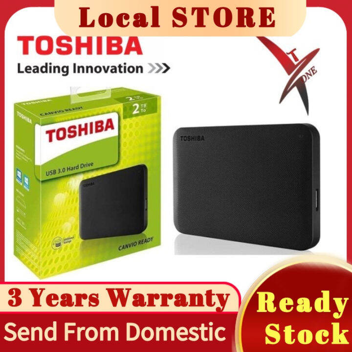 Toshiba Canvio Basics (new) 1TB 2TB USB 3.0 Portable External Hard ...