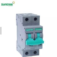 เบรกเกอร์ไฟฟ้า SUNTREE สำหรับโซล่าร์เซลล์ DC และไฟฟ้าบ้าน AC  mcb 32 amp circuit breaker 2Pole  miniature solar air elec