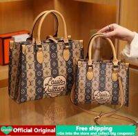 【ของแท้】กระเป๋าถือ LV กระเป๋าสลิงเดิมสำหรับผู้หญิงในการขายการ์ตูนโมโนแกรมพิมพ์ข้ามร่างกายกระเป๋าสะพายใหม่ที่มีคุณภาพสูงแฟชั่นผู้หญิงถุงหิ้วขนาดใหญ่กระเป๋าถือเหมาะสำหรับการเดินทางจัดเลี้ยง