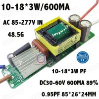 【☊HOT☊】 pingguij 3ชิ้นแยก36W Ac85-277V 10-18x3w ไดรเวอร์ Led Dc30-60v 600ma Led พาวเวอร์ซัพพลายหลอดโคมไฟไฟ Led คงที่