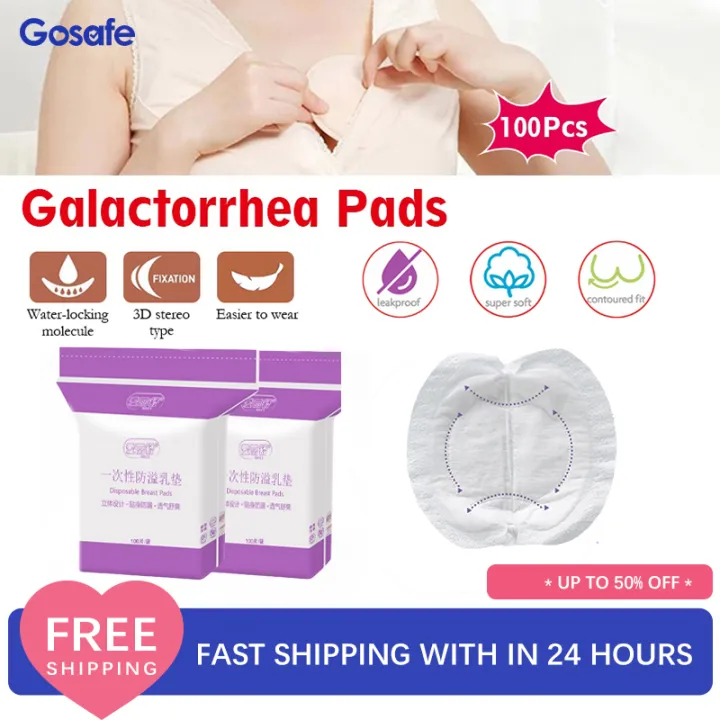 Gosafe Nursing Breast Pads cotton Maternal Antioverflow Breast Pad