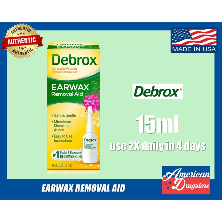 Debrox Earwax Removal Aid, Soften and Loosen Earwax, Microfoam