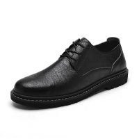 Shoes Spring Autumn Lace up Leather Shoes Brand Comfy Office Style Leisure Walk Oxfords Men Casual Shoes Mens Shoes