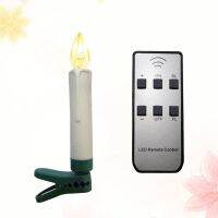 LED Lamp Remote Control Taper Candles Electronic Clip