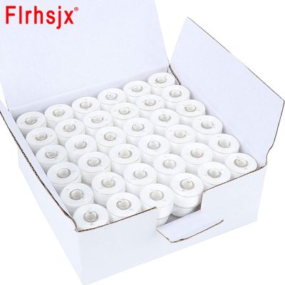 【CC】 216pcs/set Sewing Machine Bobbins Thread Spool Plastic with Storage for Accessories