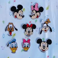 Mickey Mouse Cartoon Embroidery Hot Sticker Fashion Childrens Clothing Patch Paste Diy Repair Hole Decoration Sticker Sealants