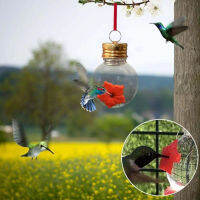 【คลังสินค้าพร้อม】Hummingbird Feeder พร้อมพอร์ตให้อาหารดอกไม้สำหรับตกแต่งสวนกลางแจ้ง,แบบพกพา Hummingbird Feeders อ่างเก็บน้ำใสสำหรับตกแต่งลานแขวนกลางแจ้ง