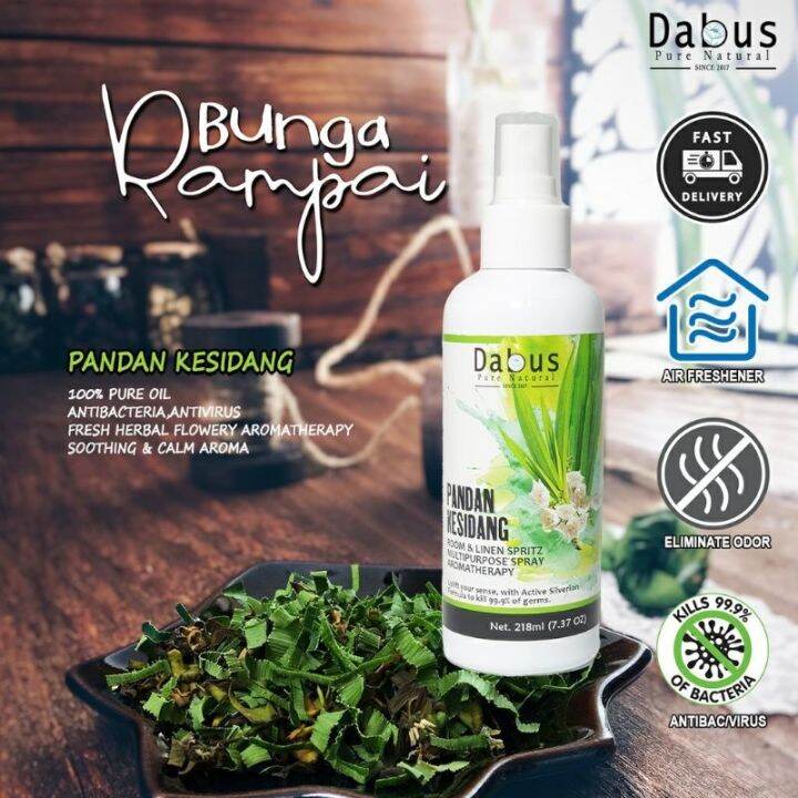 2022 new PANDAN KESIDANG 'BUNGA RAMPAI' AROMATHERAPY MULTIPURPOSE SPRAY ...