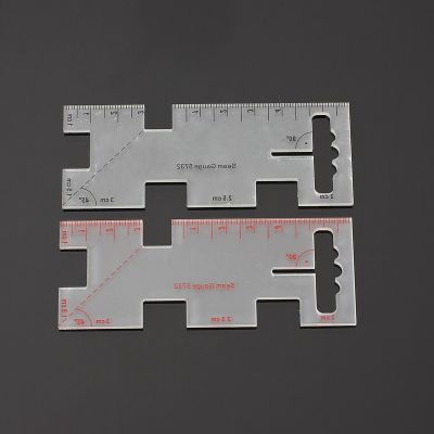 1pc Seam Measuring Gauge Quilting Ruler Template Sewing Patchwork Accessories Tools