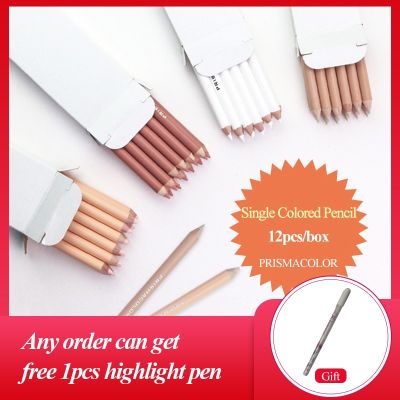 PRISMACOLOR Professional Oily Colored Pencils 12pcs Lapis de cor Sketch Colored Pencil Art Drawing Supplies PC927/938/1092/1093