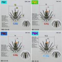 PM Squid hook 50pcs 100pcs 200pcs High quality Stainless steel Calamari bait accessories Spider fishhook Sea fishing Jigs tools