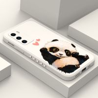 Cute Lovely Panda Phone Case For Huawei P40 P50 P30 P20 Pro Lite Nova 10 10SE 9 9SE Mate 50 50E 40 30 20 Pro Lite Cover