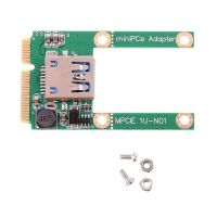 ✹  Mini PCI-E To USB3.0 Expansion Card Laptop PCI Express PCIe To USB 3.0 Converter Riser Card Adapter With Screw Fittings 51x30MM