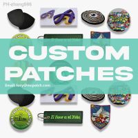 Custom Embroidered Patches for Clothing Personized Logo Custom Embroidery iron on Patches Business sewing Hook appliques QA DIY