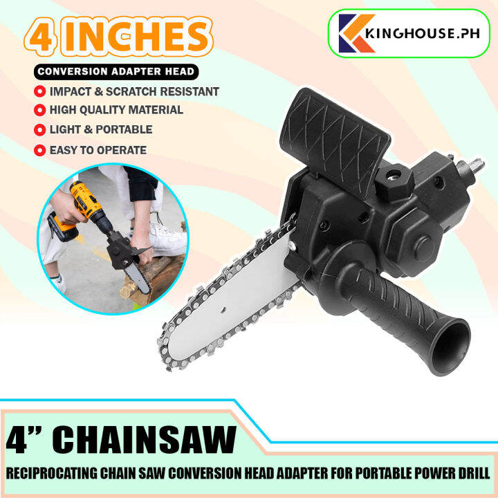 Reciprocating Saw Adapter, Electric Drill Modified Tool Attachment With Ergonomic Handle For Wood And Metal Cutting