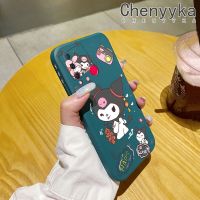 เคส Chenyyyka สำหรับ Huawei Nova 4 Nova 4E P30 Lite เคสลายการ์ตูนแฮปปี้คุโรมิเคสโทรศัพท์ดีไซน์ใหม่บางสร้างสรรค์เคสป้องกันขอบสี่เหลี่ยมเคสนิ่มเคสปลอกซิลิโคนกันกระแทก