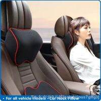 hyf♤⊙ Car Neck Headrest Cushion Support Protector Automobiles Restauto Accessories Memory Cotton