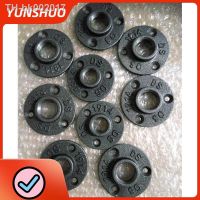 ✌♙♦ 10pcs Iron Pipe Fittings Wall Mount Floor Antique DN15 Flange Piece Hardware Tool Cast Iron Flanges Gietijzeren Buisleidingen