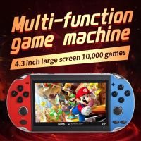 เครื่องเล่นเกม? แบบพกพา X7 Handheld Game Player 4.3 Inch LCD Display 8GB 10000 GAMES