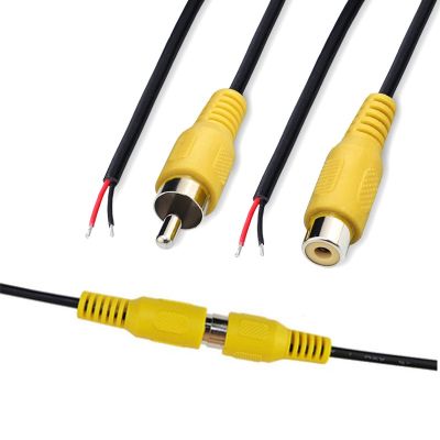 15cm Rca Female Rca Male Line Av Single-head Cable Video Stereo Connector Audio Extension Cord Wire For Car Camera Speaker