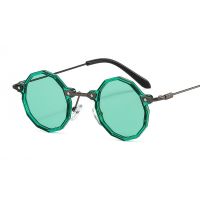 Steampunk Fashion Round Sunglasses Stylish Modern Punk Designer Glasses Gradient Vintage Brand Shades