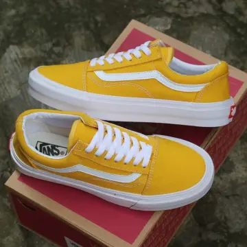 Old skool outlet vans yellow womens