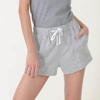 Basic Shorts (Gray) รุ่นใหม่ เชือกดึงปรับระดับได้ ผู้ผลิตจาก??