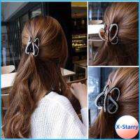 เครื่องประดับ X-STARRY กรงเล็บกิ๊บติดผมเพชรแบบเต็มกิ๊ฟติดผมผีเสื้ออะคริลิค