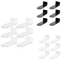 6 Pack Floating Shoe Shelves,Acrylic Wall Mounted Shoe Display Shelves,for Display Collectible Shoe&amp;Sneaker