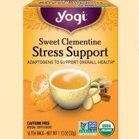 มาแล้วค่า?ชา YOGI TEA STRESS&amp;RELIEF TEA BOX ชาสมุนไพรออแกนิค Bed time หลับสบาย นำเข้าจากอเมริกา? Sweet Clementine