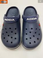 ADDA รองเท้าแตะลำลองแบบสวมหัวโตรุ่น 55U01-M1 สีกรม SIZE 7-10