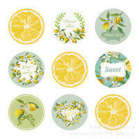 [In stock]KK005 Hawaii Lemon Wedding Birthday Party Candy Pack สติกเกอร์ซองคุกกี้สติกเกอร์ถุงของขวัญ