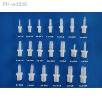 Plastic Pipe Fitting Pagoda Barb to 1/8 1/4 3/8 BSP Male Thread Coupling Straight Fish Tank PP Hose Connector