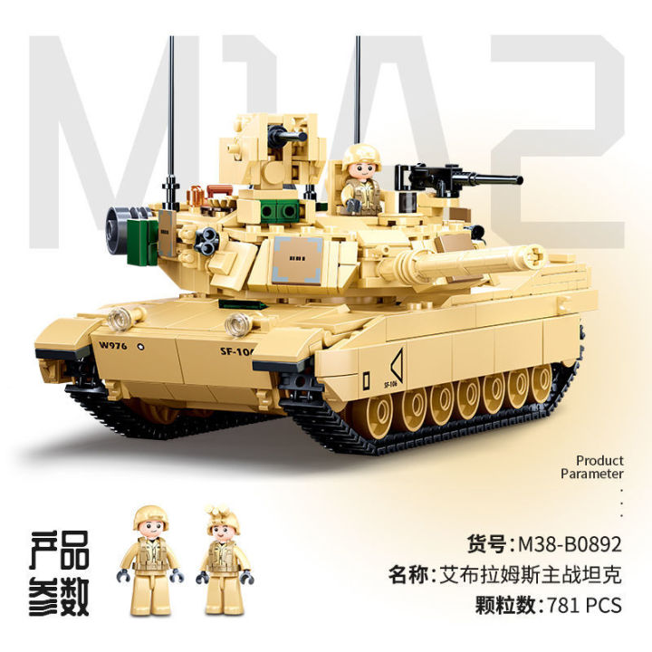 Luban Abrams M1A2 model hình xe tăng chiến đấu: \