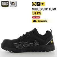 [รับประกัน 3 เดือน] Safety Jogger รุ่น MILOS S1P LOW รองเท้าเซฟตี้ หุ้มส้นน้ำหนักเบา กันลื่น นิรภัยคุณภาพดี