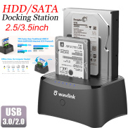 Wavlink 12TB USB 3.0 Dual Bay Ổ Đĩa Cứng Gắn Ngoài Trạm Nối Duplicator