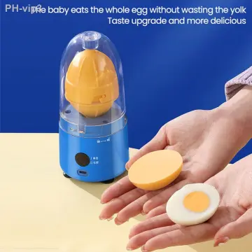 Egg Homogenizer Manual Puller, Egg Spinner for Boiled Golden Eggs, Egg  Scrambler in Shell Silicone Shaker Whisk Hand Golden Maker Pull Machine  With