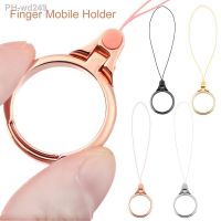 for Keys Phones Strap Zinc Alloy 2 in 1 Universal Ring Lanyard Mobile Phone Lanyards Keycord Finger Mobile Holder