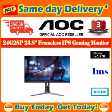  AOC 24G2SP 24 Frameless Gaming Monitor, Full HD IPS