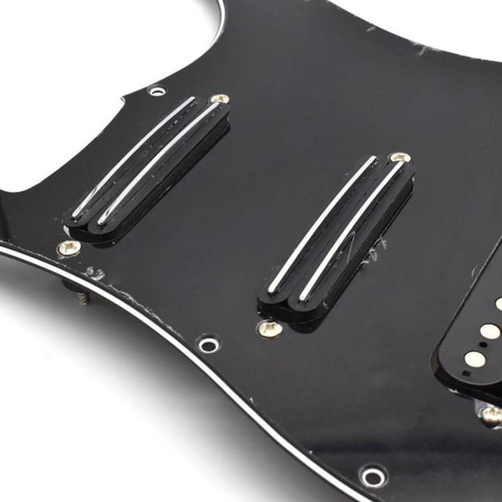 ดวงจันทร์ส้มโอ-pickguard-กีตาร์ไฟฟ้ารถกระบะซ้ายทนทานสำหรับอุปกรณ์เสริมกีต้าร์ไฟฟ้า